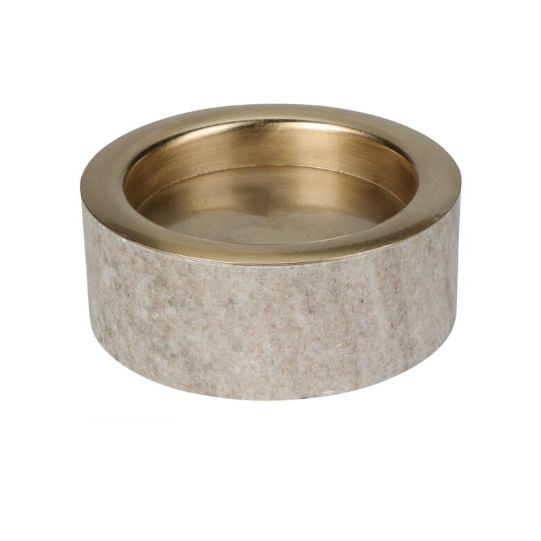 H&S marmora svečturis, 10x10x4cm