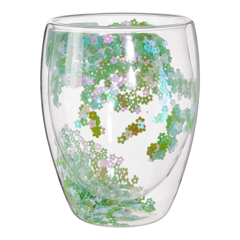 SEASONS dubultā stikla glāze 350ml, zaļa