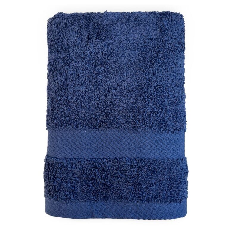 CLASSIC kokvilnas frotē dvielis 70x140cm, tumši zils
