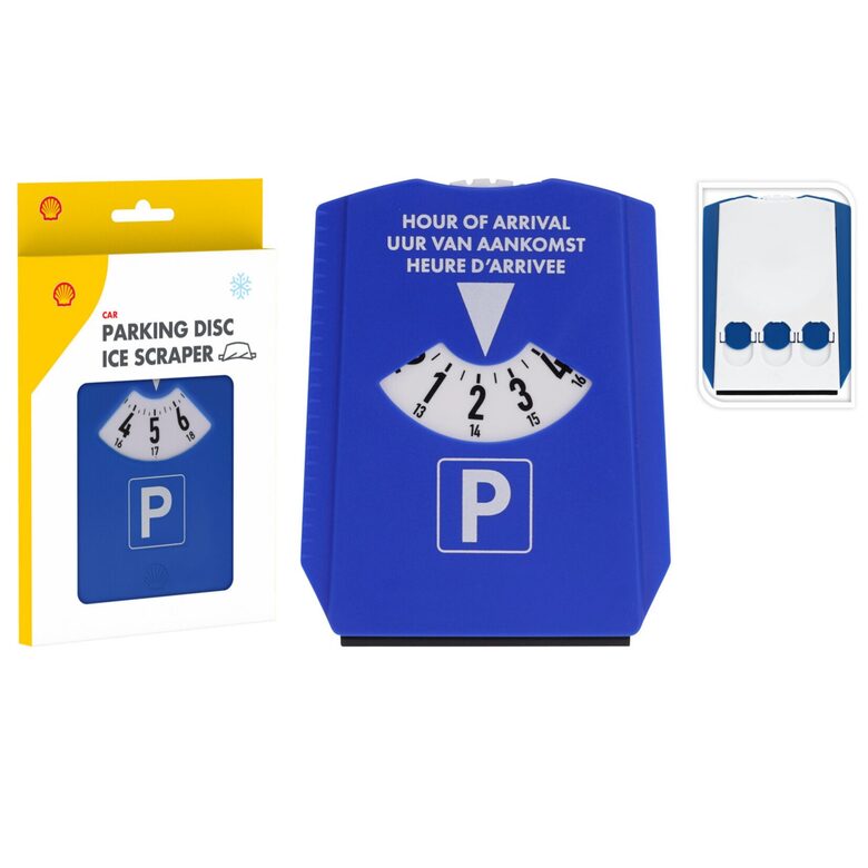SHELL auto novietošanas pulkstenis un ledus skrāps 2in1