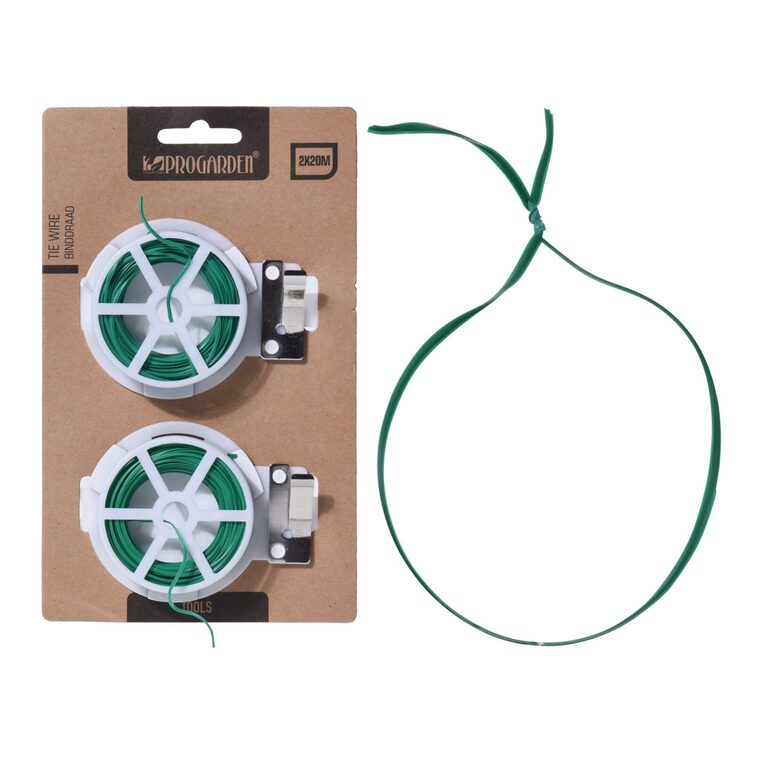 PROGARDEN dzelzs stiepļu komplekts  2gab, 20m