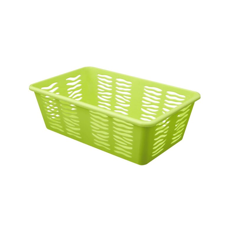 BRANQ plastmasas uzglabāšanas grozs 25x16x8cm, zaļš