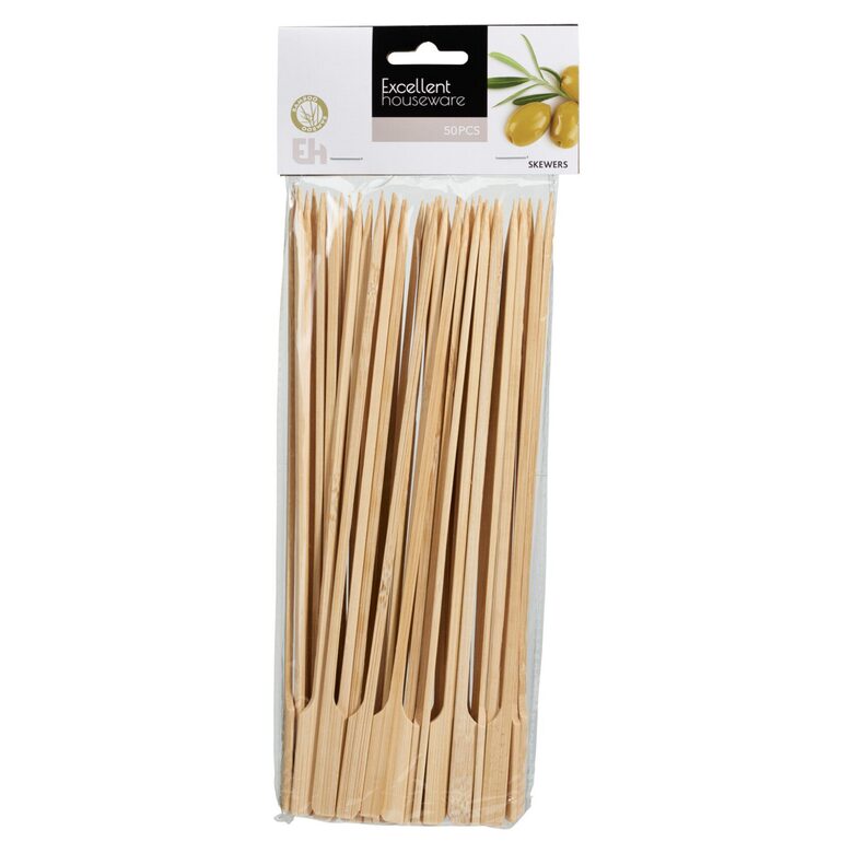 EXCELLENT HOUSEWARE kociņi uzkodām, 25cm, 50gab