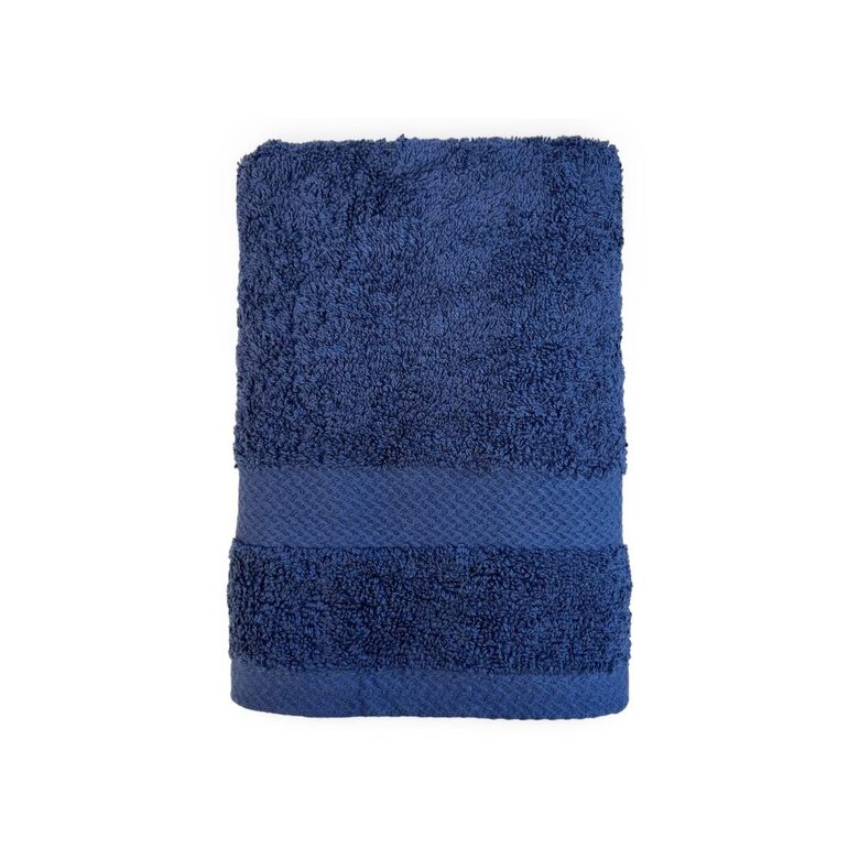 CLASSIC kokvilnas frotē dvielis 50x100cm, tumši zils