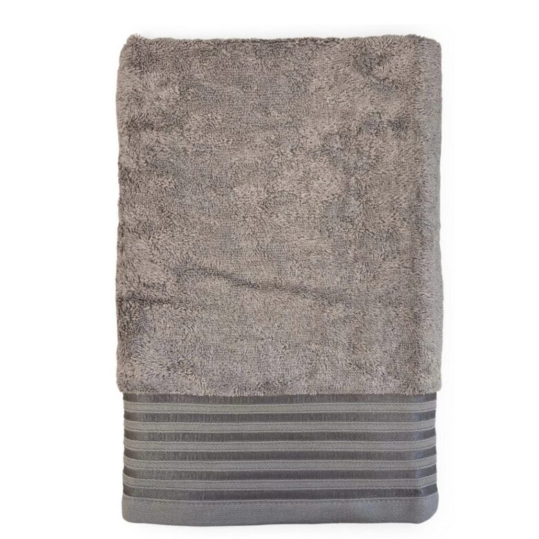 MODAL premium frotē dvielis 70x140cm, 60% kokvilna/40% modāls, pelēks