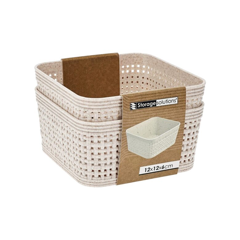 EXCELLENT HOUSEWARE plastmasas grozu komplekts 2gab, 12x12x6cm