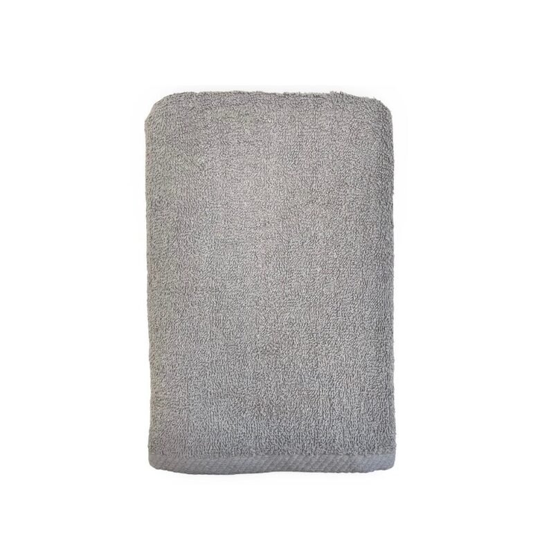 BASIC kokvilnas frotē dvielis 50x100cm, gaiši pelēks (izlasīt aprakstu)