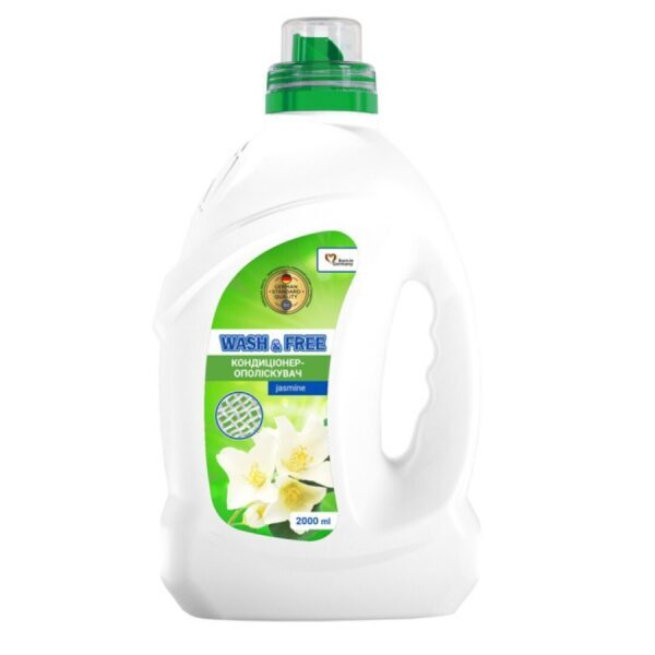 WASH & FREE veļas mīkstinātājs  2L, jasmīnu