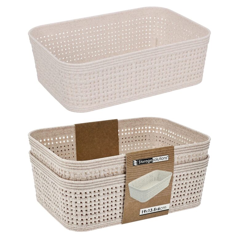 EXCELLENT HOUSEWARE plastmasas grozu komplekts 2gab, 19x13.5x6cm