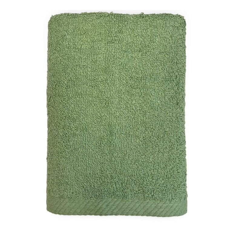 BASIC kokvilnas frotē dvielis 70x140cm, zaļš (izlasīt aprakstu)