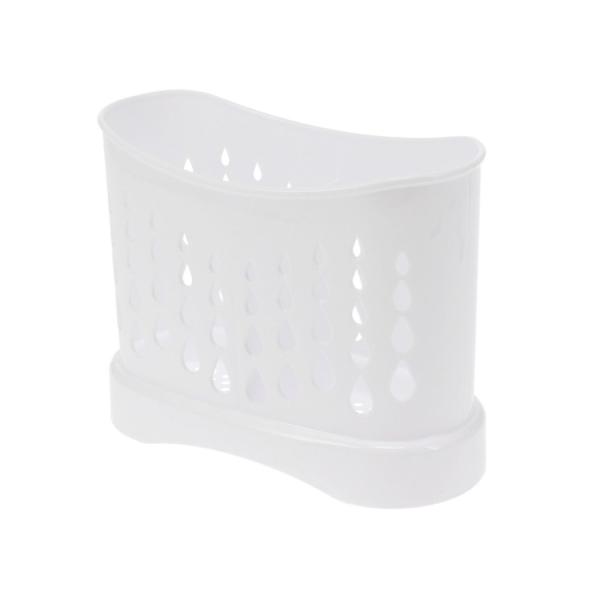 Virtuves piederumu uzglabāšanas trauks, balts