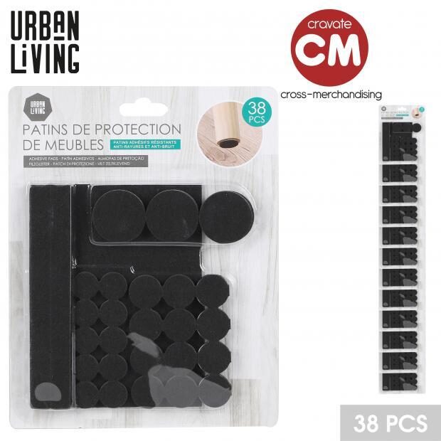URBAN LIVING mēbeļu aizsargspilventiņi 38gab