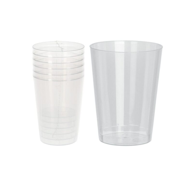 EXCELLENT HOUSEWARE atkārtoti lietojamas plastikas glāzes 280ml, 6gab