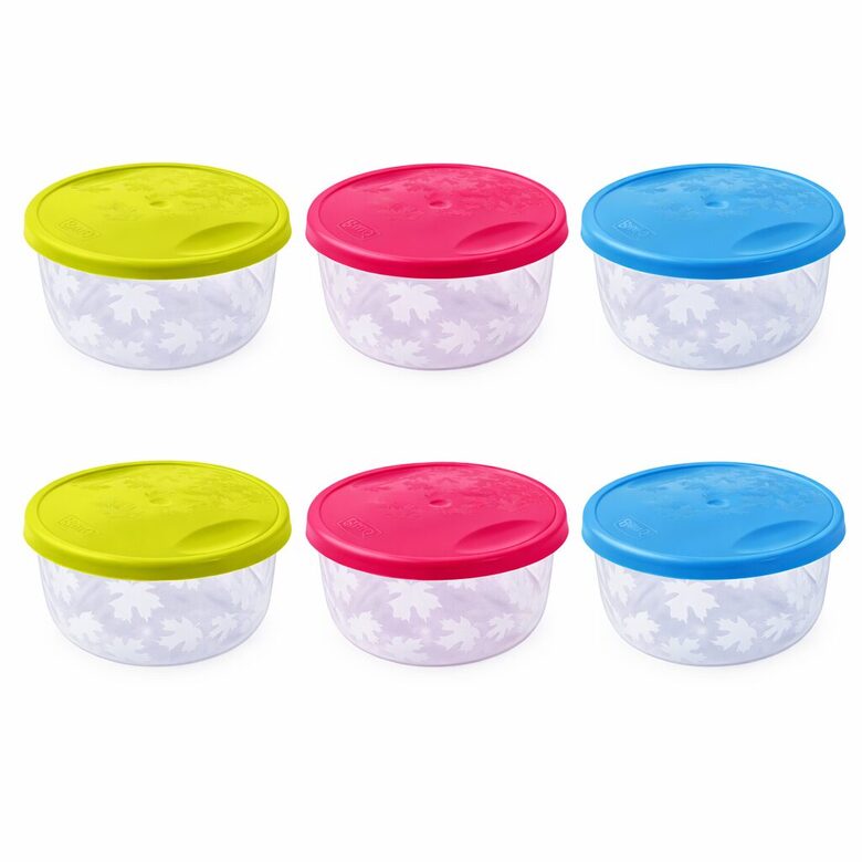 BRANQ 6gab 750ml plastmasas uzglabāšanas trauku k-ts