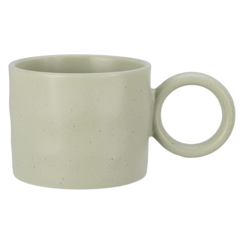 CIRCLE porcelāna krūze 370ml, zaļa