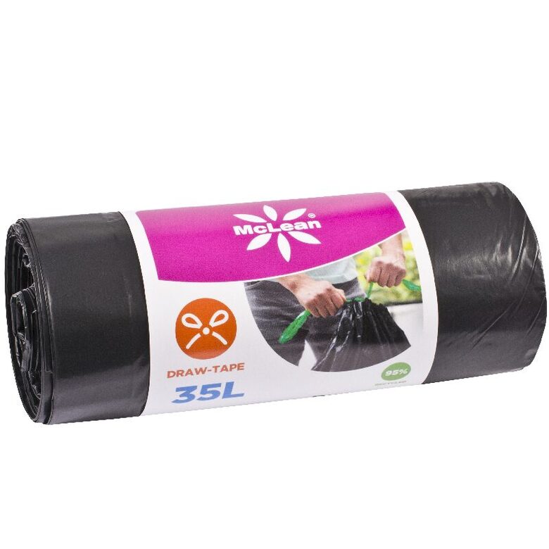 MCLEAN atkritumu maisi ar auklu 35L, 15gab