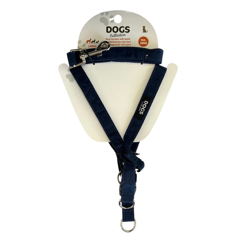 DOGS pavada, zila, lielais izmērs