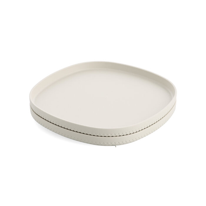 MOODS pārstrādātas plastmasas šķīvji d24cm, 2gab