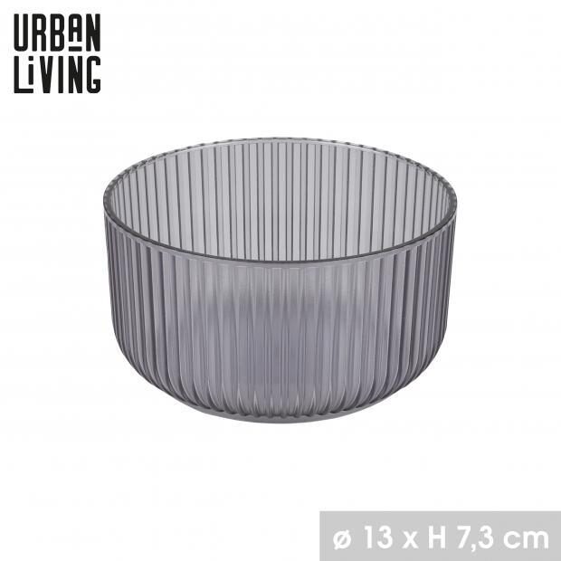 SAMBA plastikas bļoda 0.75L/d13x7cm, pelēka