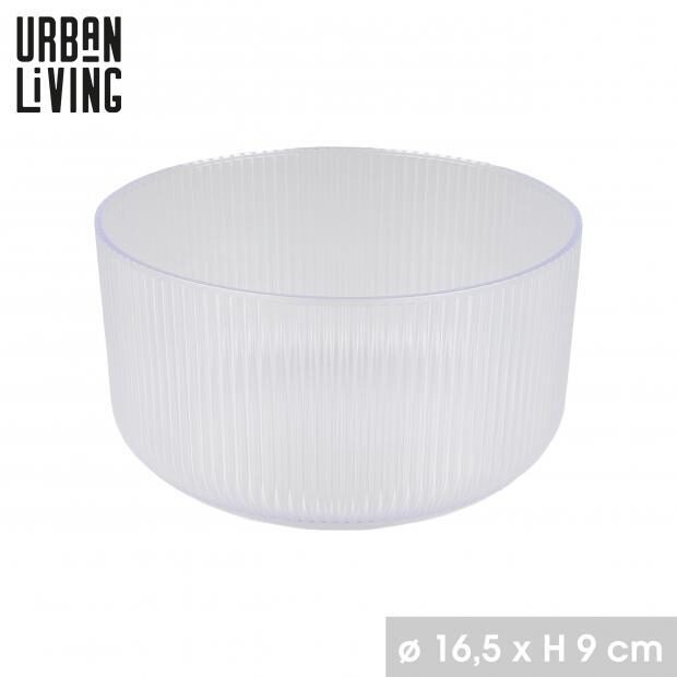 SAMBA plastikas bļoda 1.5L/d16.5x9cm, balta