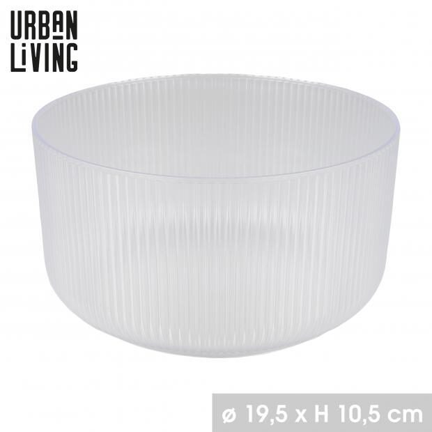 SAMBA plastikas bļoda 2.5L/d19.5x10.5cm, balta