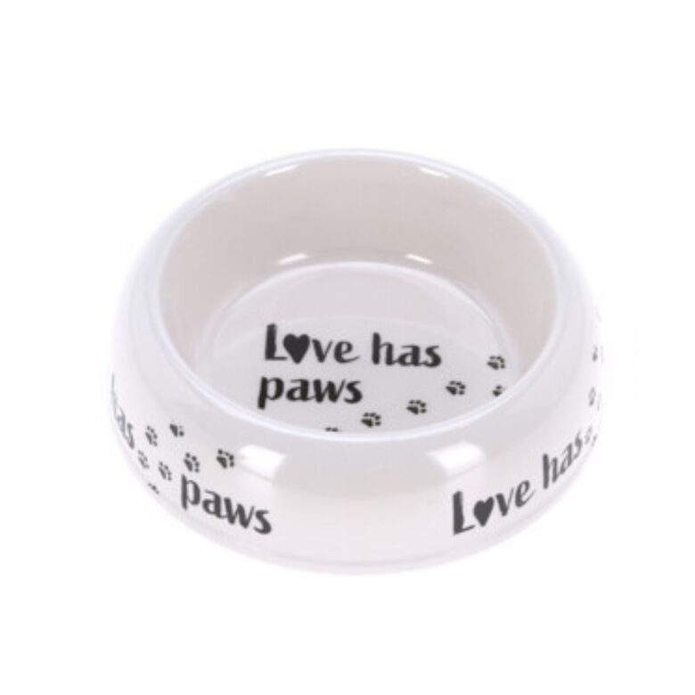 PETS barības bļoda 18x18x5cm "Love has paws"