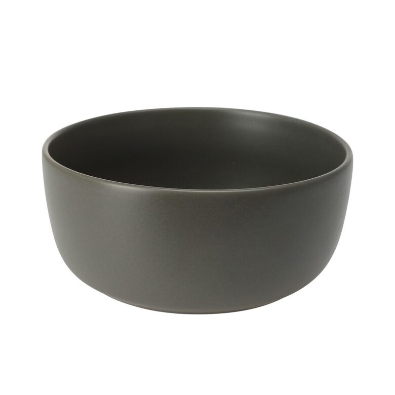 MATTE keramikas bļoda 800ml/d15x7cm, tumši pelēka