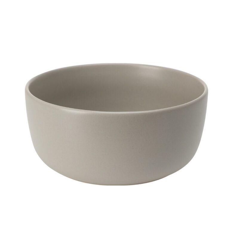 MATTE keramikas bļoda 800ml/d15x7cm, gaiši pelēka