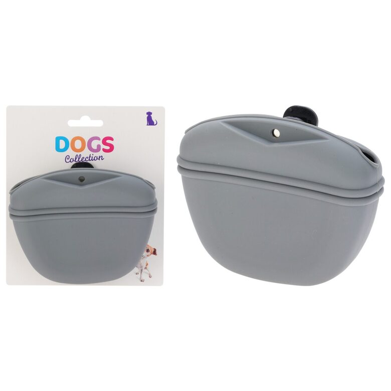 DOGS silikona somiņa našķiem pastaigu laikā 13x10.5x5cm