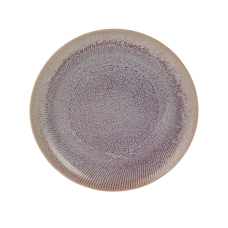 NATURE keramikas šķīvis d22cm x 2.7cm, rozā