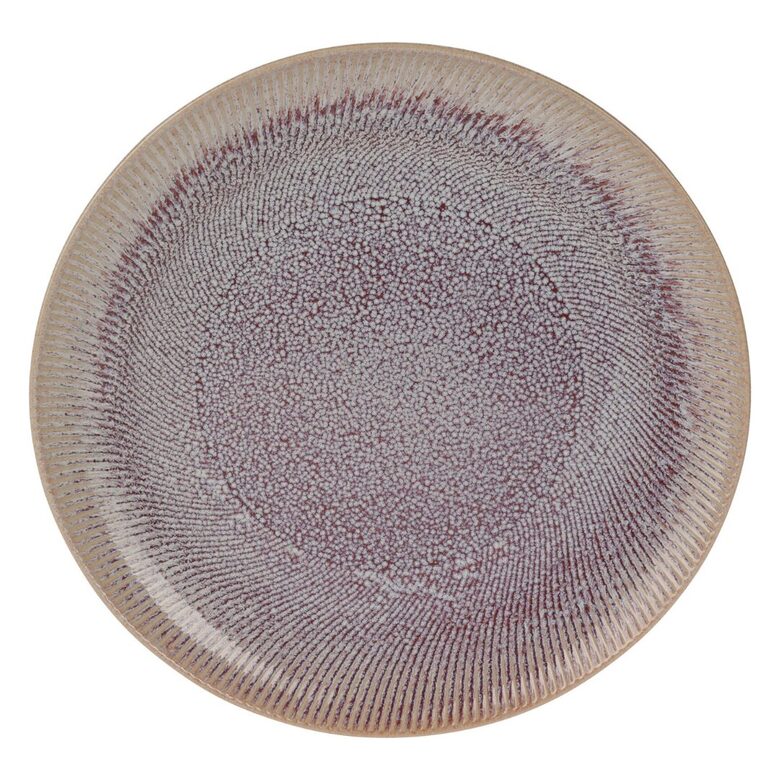 NATURE keramikas šķīvis d27cm x 3cm, rozā