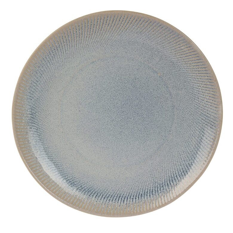 NATURE keramikas šķīvis d27cm x 3cm, zils