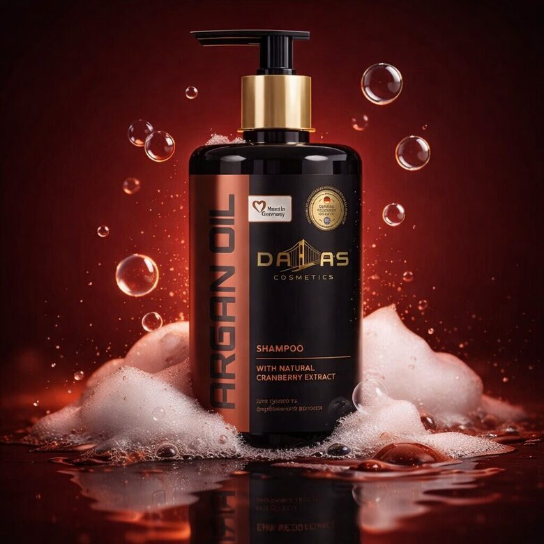 DALAS šampūns ar dzērveņu ekstraktu un aragana eļļu, 1L