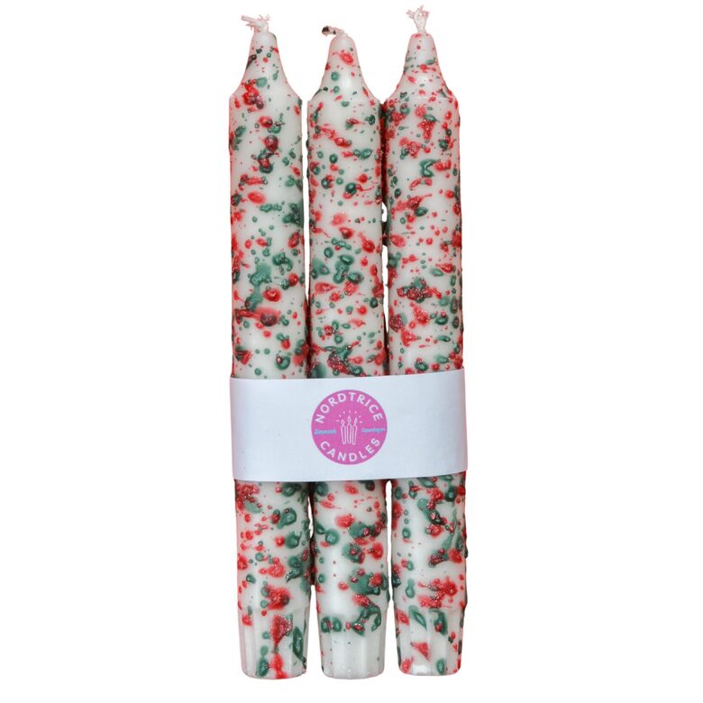 NORDTRICE "hand-made" stearīna sveces 3gab, +/-6h