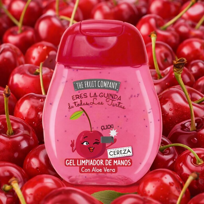 THE FRUIT COMPANY roku dezinfekcijas želeja CHERRIES, 45ml