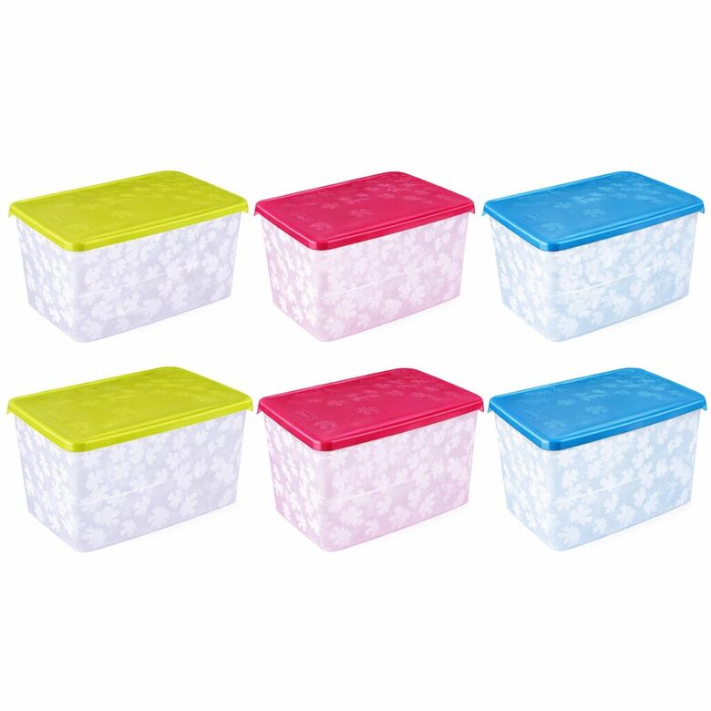 BRANQ 6gab 2500ml plastmasas uzglabāšanas trauku k-ts