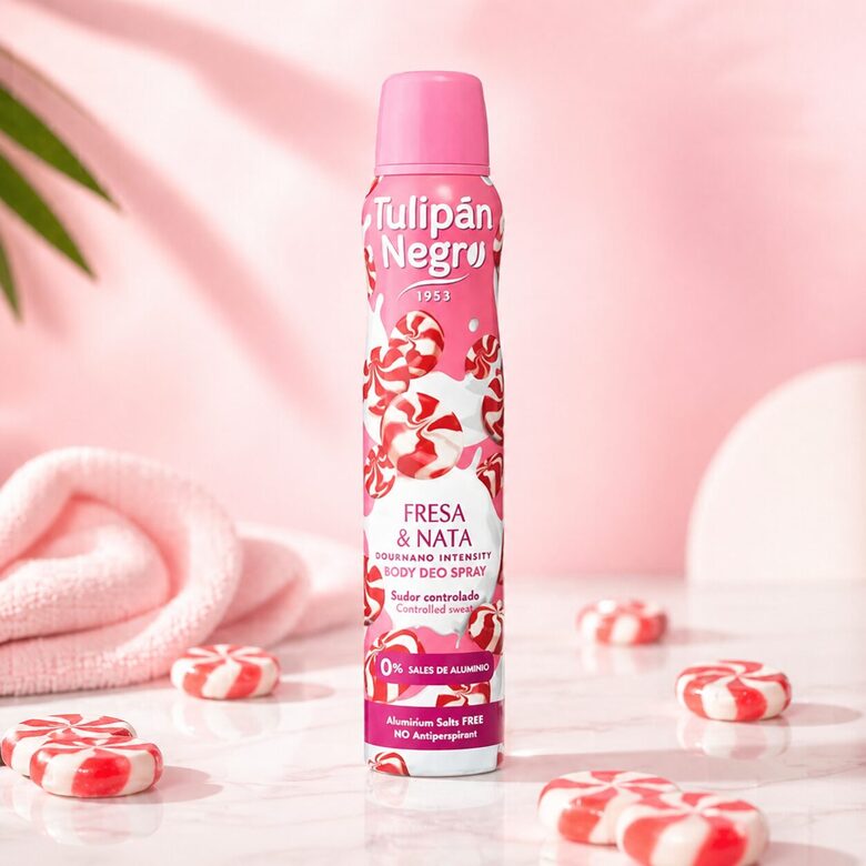TULIPAN NEGRO izsmidzināms dezodorants STRAWBERRY CANDY, 200ml