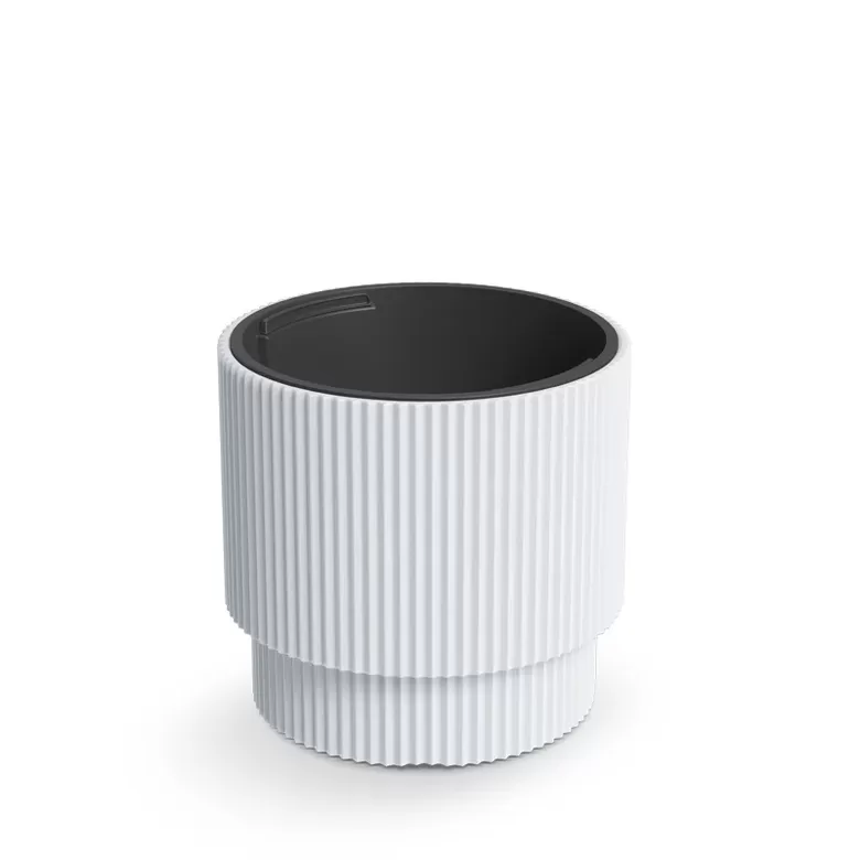MILLY pārstrādātas plastmasas puķu pods, ārtelpu un iekštelpu, d30/h28cm (piegāde tikai ar kurjeru vai izņemšana uz vietas)