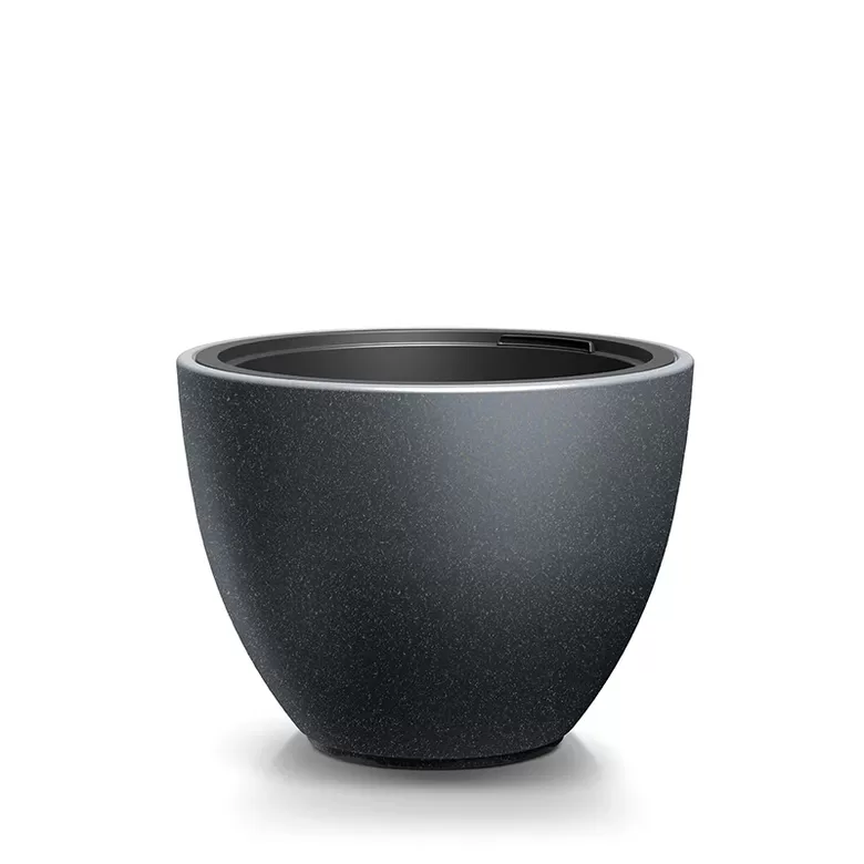 HEOS ECO WOOD pārstrādātas plastmasas un koksnes puķu pods, ārtelpu un iekštelpu, d39/h30cm (piegāde tikai ar kurjeru vai izņemšana uz vietas)