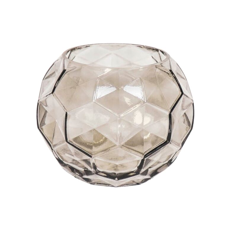 HOUSEVITAMIN stikla vāze "Pattern" d17cm x h14cm