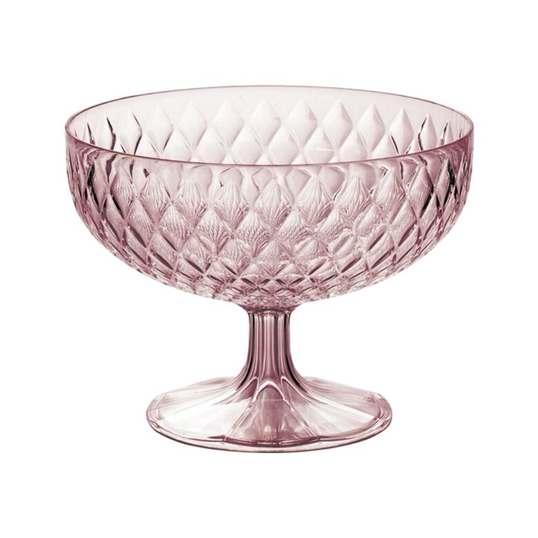 GLAMOUR plastikas ēdiena servēšanas trauks 1.9L/d20x15cm, rozā