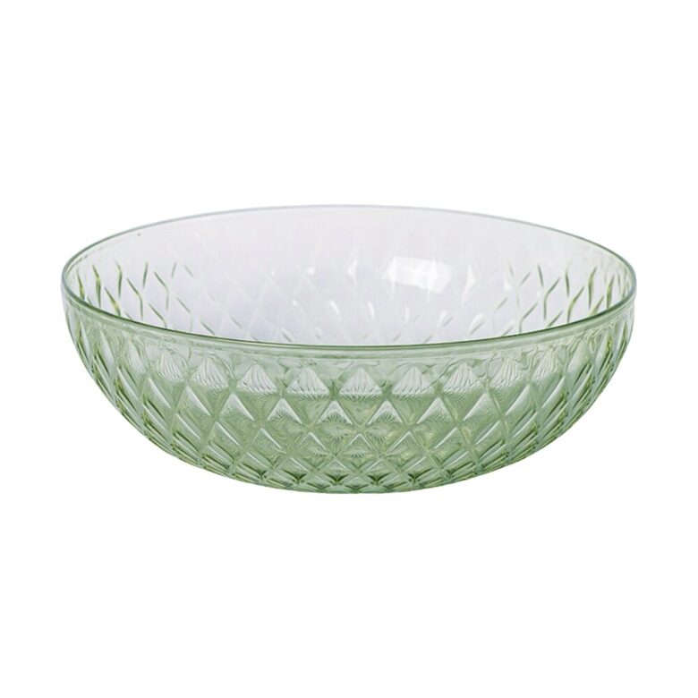 GLAMOUR plastikas bļoda 3L/d26cm, zaļa