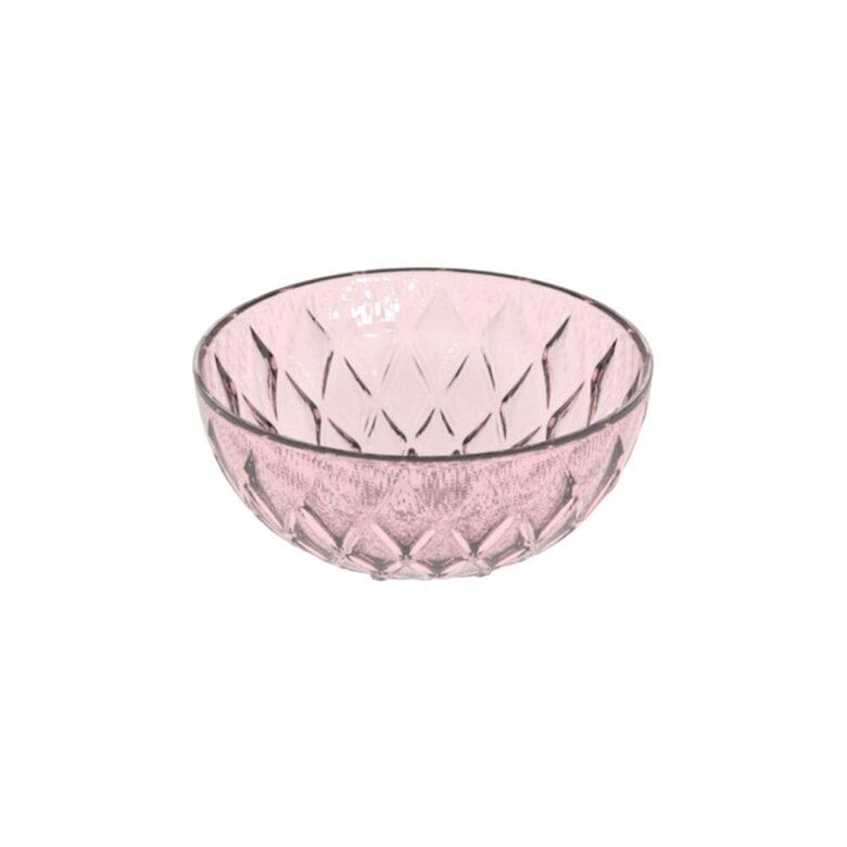 GLAMOUR plastikas bļoda 320ml/d11.5cm, rozā