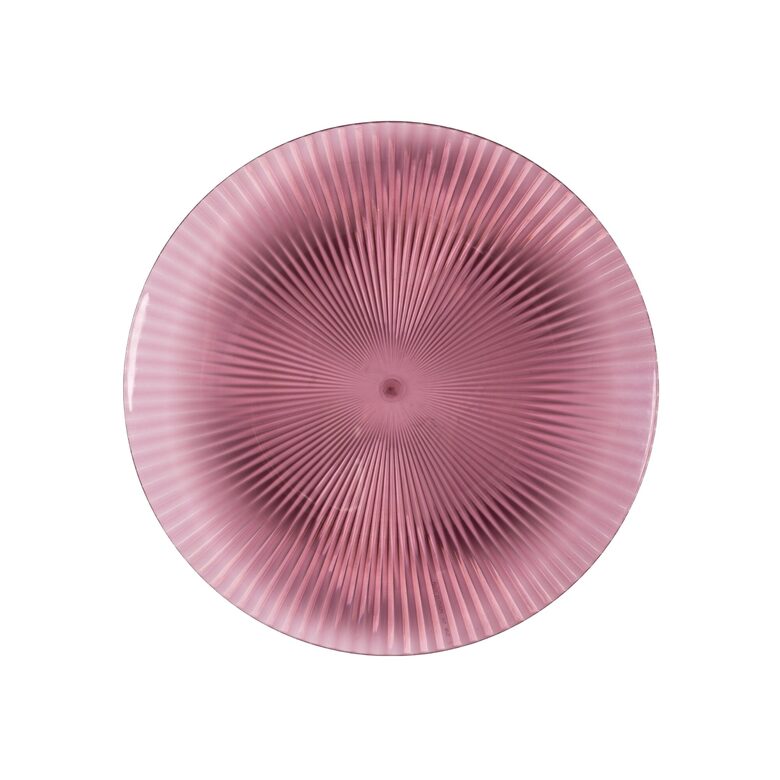 GLAMOUR plastikas šķīvis d20cm, rozā