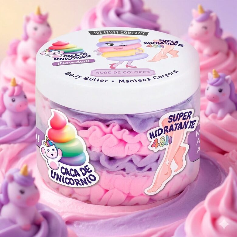 THE FRUIT COMPANY ķermeņa krēms MARSHMALLOWS, 250g