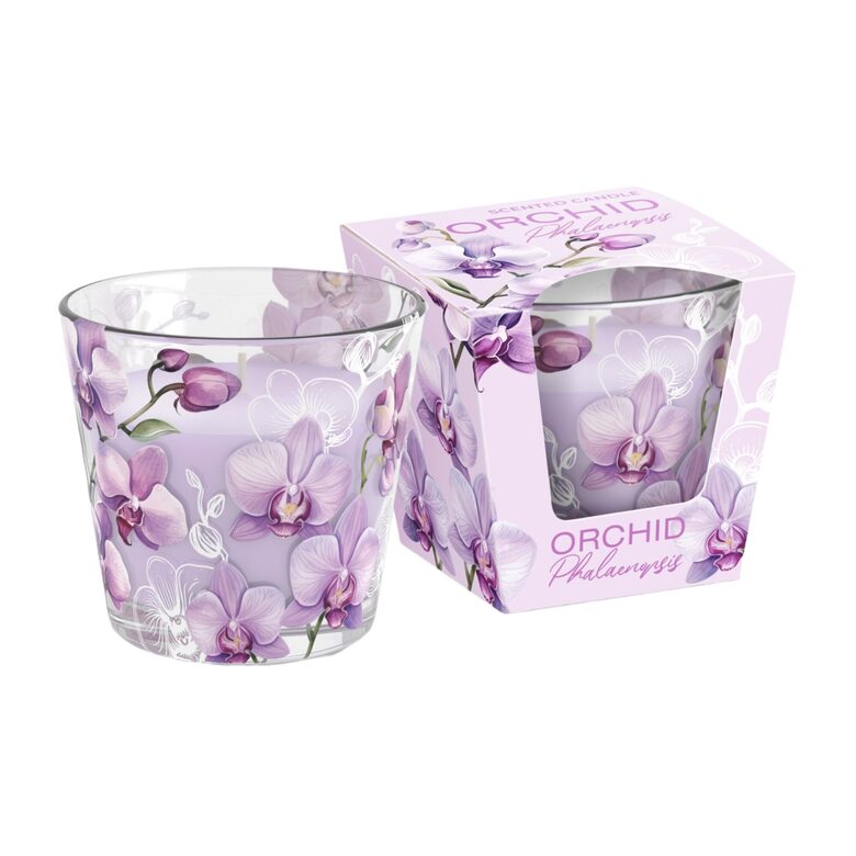 BARTEK "ORCHIDS" aromātiskā svece +/-30h