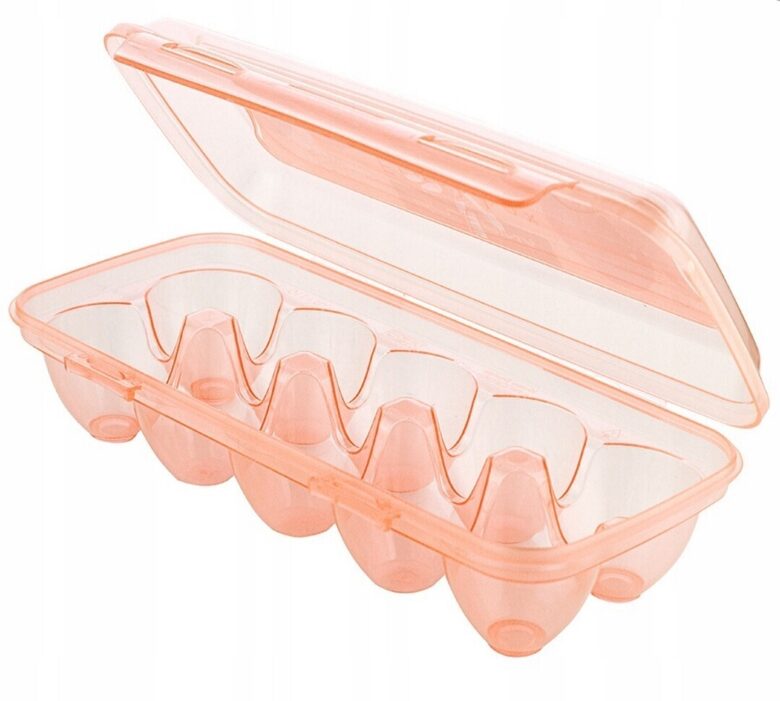 FLORINA plastmasas olu uzglabāšanas trauks, oranžs