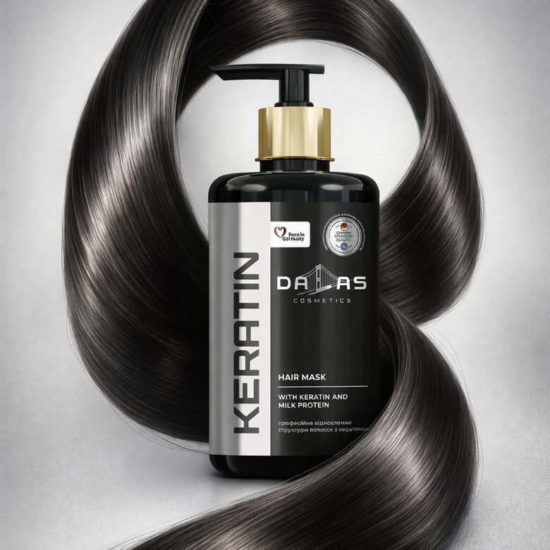 DALAS matu maska ar keratīna un piena proteīnu, 900ml