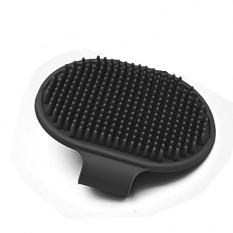 DOGS "Magic" kažoka ķemme no gumijas 12.5x8cm, melna