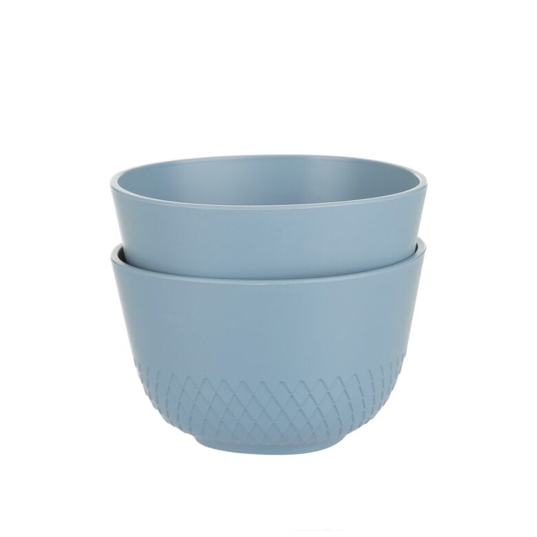 MOODS pārstrādātas plastmasas bļodas d10cm, 2gab